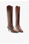 Women Maryana Boots | Schutz Shoes Maryana Lo Leather Boot Brown