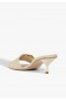 Women Mules | Schutz Shoes Olga Kitten Sandal Beige