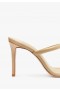 Women Mules | Schutz Shoes Taliah Nappa Leather Sandal Light Beige