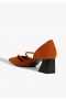 Women | Schutz Shoes Rue Mid Pump Brown