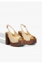Women Slingbacks | Schutz Shoes Rose Sling Suede Sandal Beige