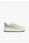 Women Sneakers | Schutz Shoes ST-BOLD Leather Sneaker Silver