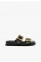 Women Sporty Sandals | Schutz Shoes Enola Sporty Leather Sandal Black