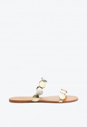 Women Flats | Schutz Shoes Acacia Flat Sandal Platina