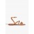 Women Flats | Schutz Shoes Annete Leather Sandal Brown