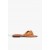 Women Flats | Schutz Shoes Lori Leather Sandal Brown