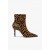 Women Mikki Boots | Schutz Shoes Mikki Leather Bootie Animal Printed
