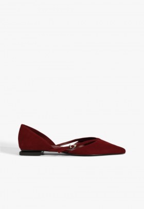  Bailéiríní do Mhná | Bróga Schutz Rue Ballet Flat Dearg