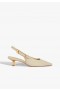  Donna | Schutz Shoes Ciara Mid Fabric Pump Beige