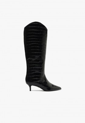  Stivali Maryana da donna | Schutz Shoes Maryana Lo Wide Boot Nero