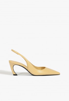 Donna | Schutz Shoes Lexi Sling Mid Pump Beige