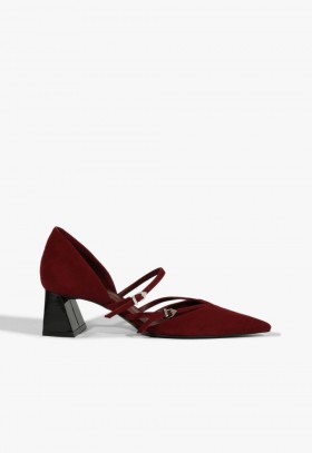  Donna | Schutz Shoes Rue Mid Pump Rosso