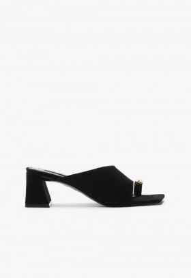 レディースミュール | Schutz Shoes Jodie Mid Sandal Black