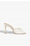 Dameslippers | Schutz Shoes Cloe Patent Leather Sandal Hvit