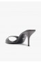  Dameslippers | Schutz Shoes Elodie Patent Leather Sandal Mørkebrun