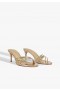 Dame Mules | Schutz Shoes Inez Mule Skinnsandaler Gull