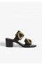  Damer Mules | Schutz Shoes Olga Skinnsandaler Svart
