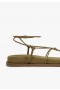 Sporty sandaler for kvinner | Schutz Shoes Calabria Sporty Suede Sandal Grønn