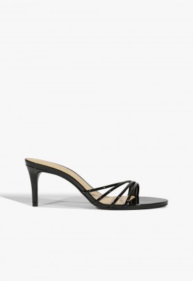 Dame Mules | Schutz Shoes Inez Mule Skinnsandaler Svart