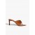  Dame Mules | Schutz Shoes Lori Mid Leather Sandal Brun