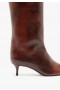  Damskie buty Maryana | Buty Schutz Maryana Lo Leather Boot Brown