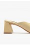  Damskie klapki | Buty Schutz Jodie Mid Sandal Beige