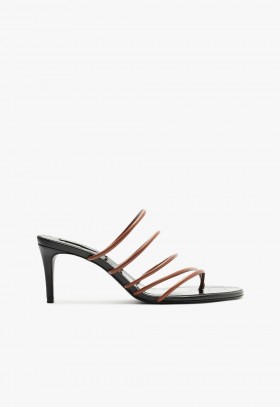 Dámske šľapky | Schutz Shoes Malta Mule Sandal Čierne