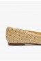 Ballerinor för kvinnor | Schutz Skor Arissa Straw Ballet Flat Beige