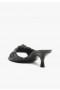 Damslippers | Schutz Shoes Kareena Knot Mule Sandal Svart
