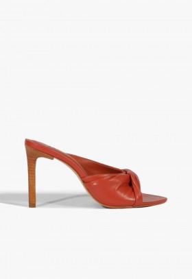Damslip-ins | Schutz Shoes Lori Lädersandaler Orange