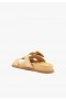  Sandalias deportivas para mujer | Sandalias deportivas de piel trenzada Schutz Shoes Enola, color beige