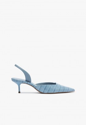 Mujer | Zapatos Schutz Paola Mid Sling Pump Azul