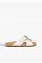  Dámské balerínky | Schutz Shoes Nairobi Sporty Leather Sandal White