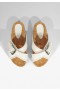  Dámské balerínky | Schutz Shoes Nairobi Sporty Leather Sandal White
