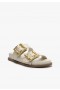 Dámské pantofle | Schutz Shoes Enola Sporty Leather Sandal Pearl