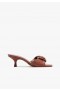 Dámské pantofle | Schutz Shoes Kareena Knot Mule Sandal Hnědé