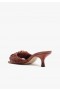 Dámské pantofle | Schutz Shoes Kareena Knot Mule Sandal Hnědé