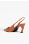 Schutz Shoes Lexi Sling Mid Pumps Brune Damesko