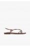 Dames Flats | Schutz Shoes Malta Flat Sandal Zwart