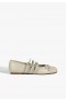  Ballerines Femme | Schutz Shoes Arissa Strap Ballerine Plate Gris