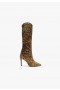 Bottes Maryana pour femmes | Schutz Shoes Bottes Maryana en cuir imprimé animal