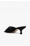 Mules pour femmes | Sandales en cuir noir Dethalia de Schutz Shoes