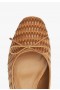 Damen-Ballerinas | Schutz Shoes Arissa Straw Ballerinas Braun