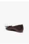  Damen-Ballerinas | Schutz Shoes Arissa Ballerinas aus gewebtem Leder, Dunkelbraun