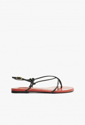 Damen-Ballerinas | Schutz Shoes Malta Sandale Orange